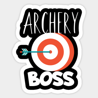 Archery boss Sticker